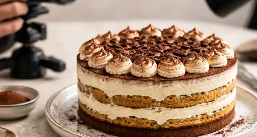 7 Best Angles for Shooting the Tiramisu Cake Without Melting