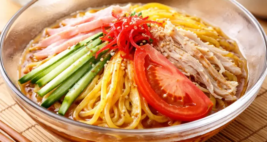 1. Hiyashi Chuka (Cold Ramen)