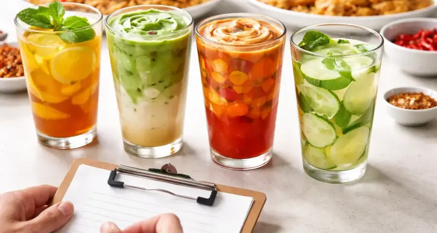 How We Chose These Iced Drinks for Mala Pasta Pairing