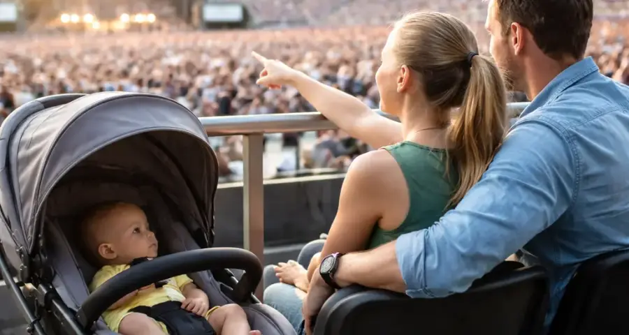 Stadium and Concert Seating: Front Row or Accessible Sections