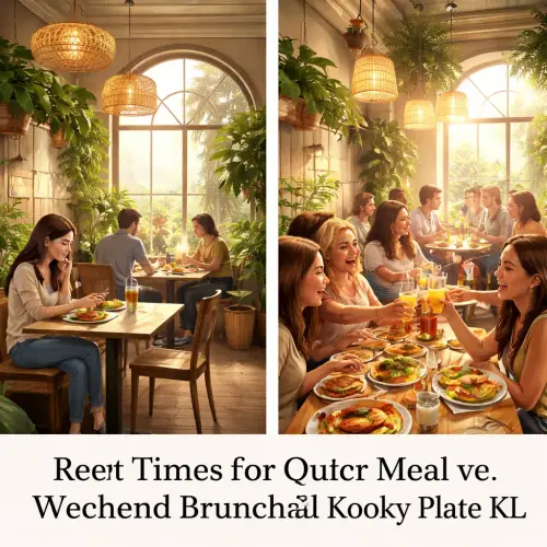 Best Times to Visit Kooky Plate KL for a Quiet Meal vs. Weekend Brunch
