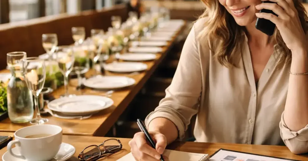call ahead tips for large group dining, large group dining, call ahead tips large group, group reservation guide