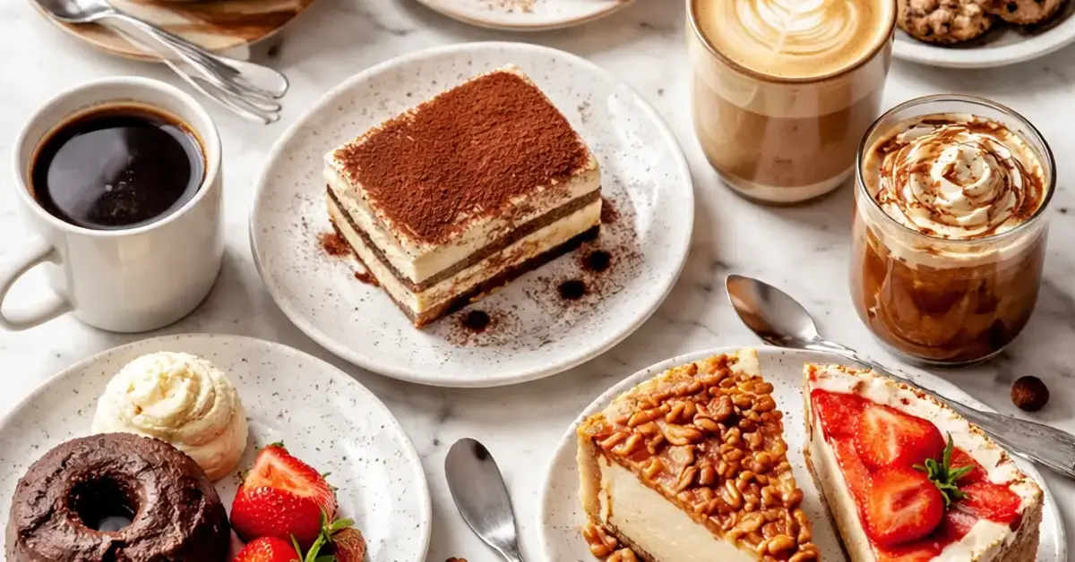coffee and dessert pairings, coffee dessert pairings, best coffee and dessert combinations, what dessert to serve with coffee
