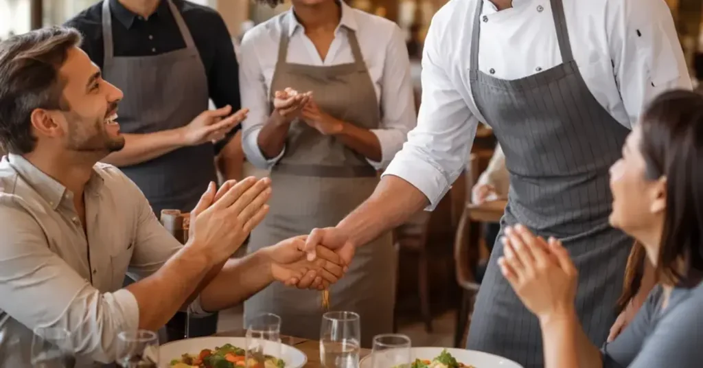 compliment the chef, compliment chef, how to compliment restaurant staff, positive feedback for kitchen