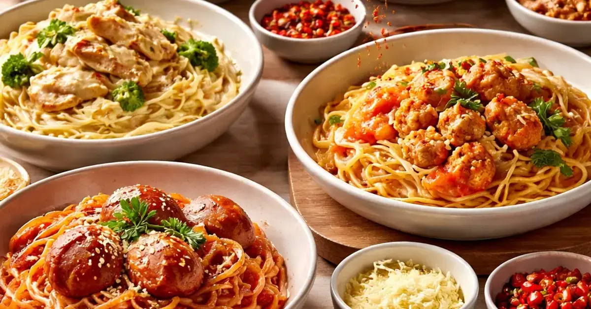 customize your pasta at Kooky Plate KL, Kooky Plate KL pasta customization, Kooky Plate spice levels, extra toppings Kooky Plate