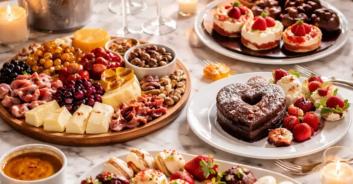 Date Night Desserts and Sharing Platters, date-night desserts, sharing platters for couples, romantic dessert ideas