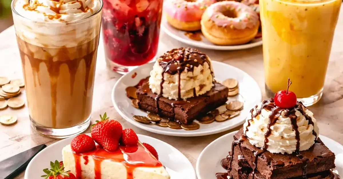 drink + dessert combo, drink dessert combo, best value combo, restaurant combo deals