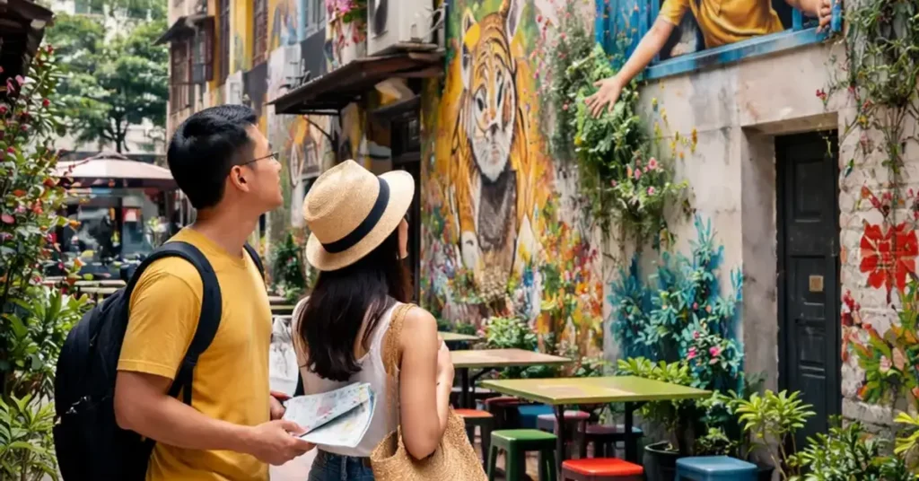Explore Chow Kit’s Street Art Before or After Your Meal, Chow Kit street art, street art before meal, Chow Kit food tour