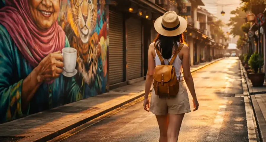 Exploring Art Before Your Meal : Sunrise Strolls and Empty Streets