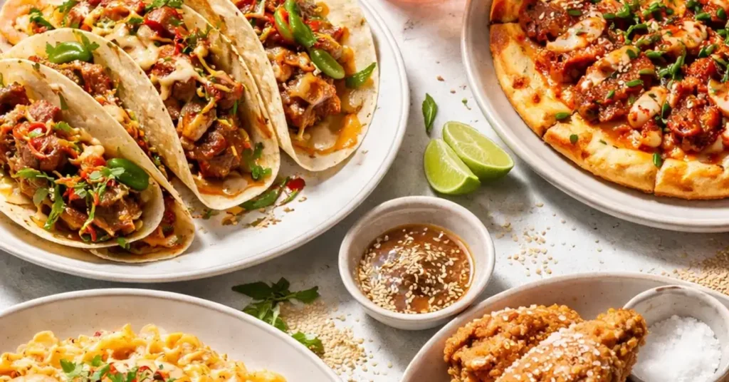 fusion menu, food quality review, portion size feedback, Western dishes local ingredients fusion
