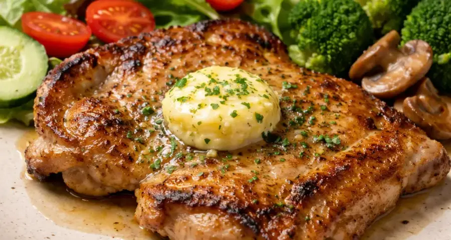 Grilled Chicken Chop (No Sauce, Extra Butter)