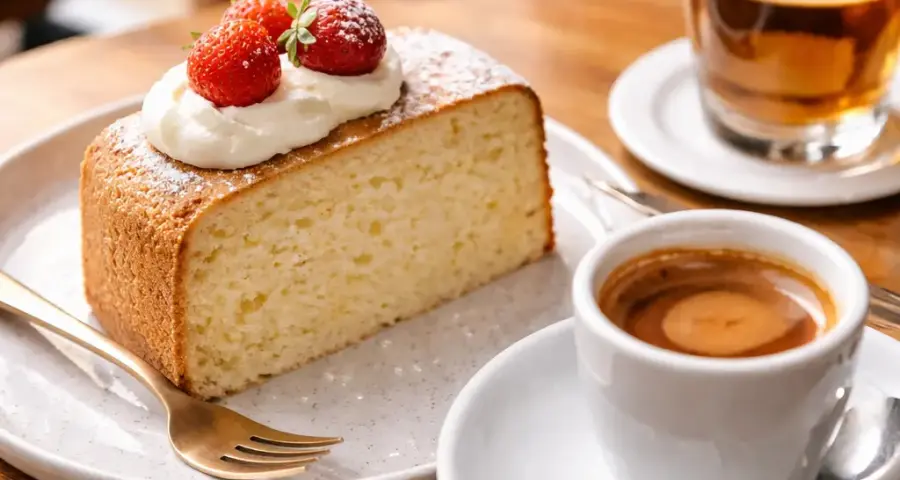 Mistake #1: Pairing a Double Espresso With a Light Sponge Cake