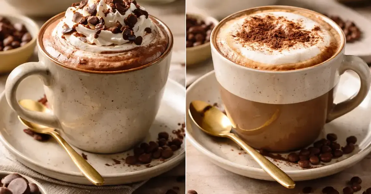 Kooky Plate KL hot chocolate vs mocha, Kooky Plate KL, hot chocolate vs mocha, Kooky Plate KL drinks review