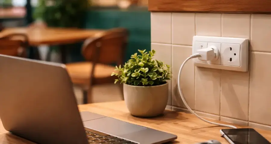 Power Outlets at Kooky Plate KL : Where to Find Them
