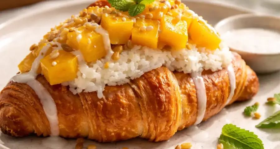Mango Sticky Rice Croissant — A Thai Classic, Reimagined