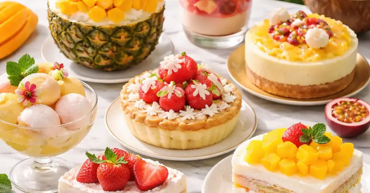 Kooky Plate KL seasonal fruit desserts, Kooky Plate KL desserts, seasonal fruit desserts Kuala Lumpur, limited time desserts KL