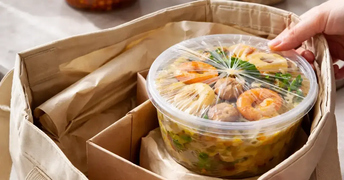 Kooky Plate KL soupy dishes, pack takeout soup, how to pack soup without spilling