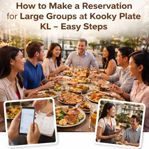 large groups at Kooky Plate KL