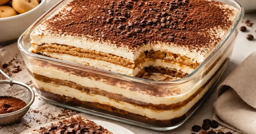 layered tiramisu, classic tiramisu recipe, how to layer tiramisu