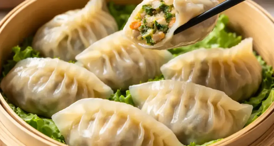Steamed Vegetable Dumplings
