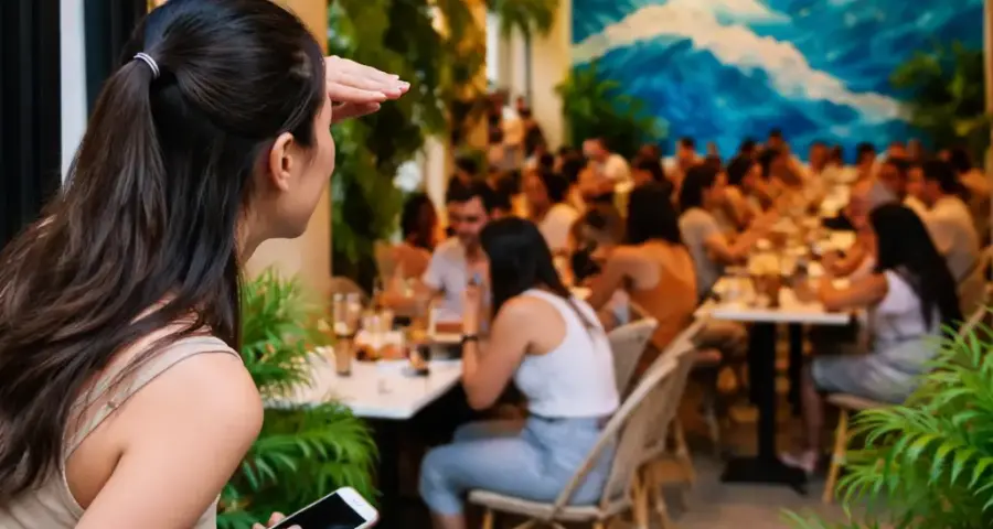 Check the Café’s Busy Times First