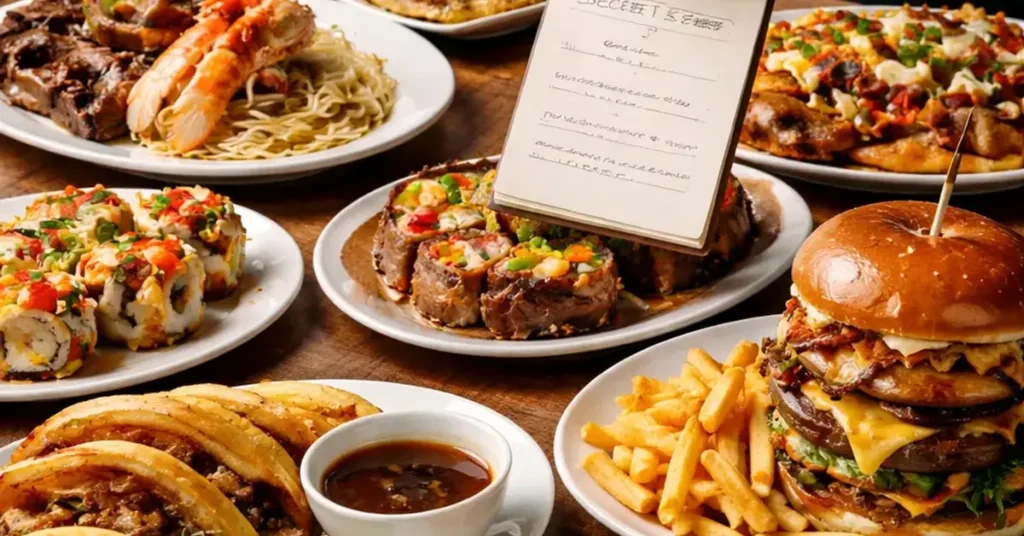 secret menu items, off-menu items, secret specials