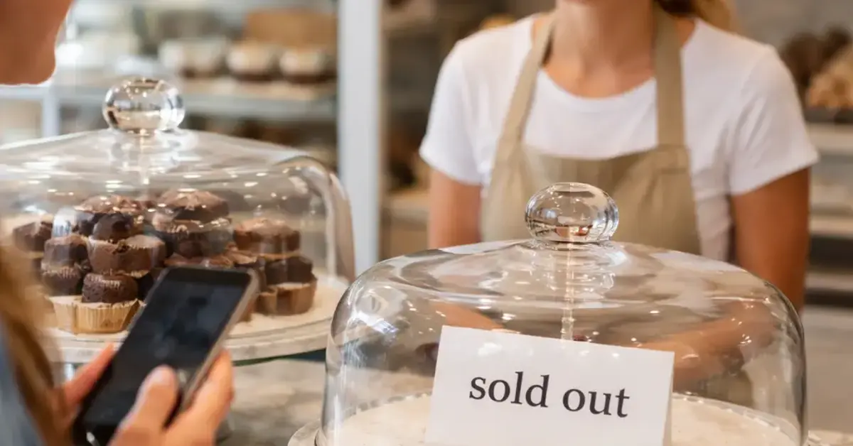 sold out cake, cake sold out, what to do if cake is sold out, ask for cake next day