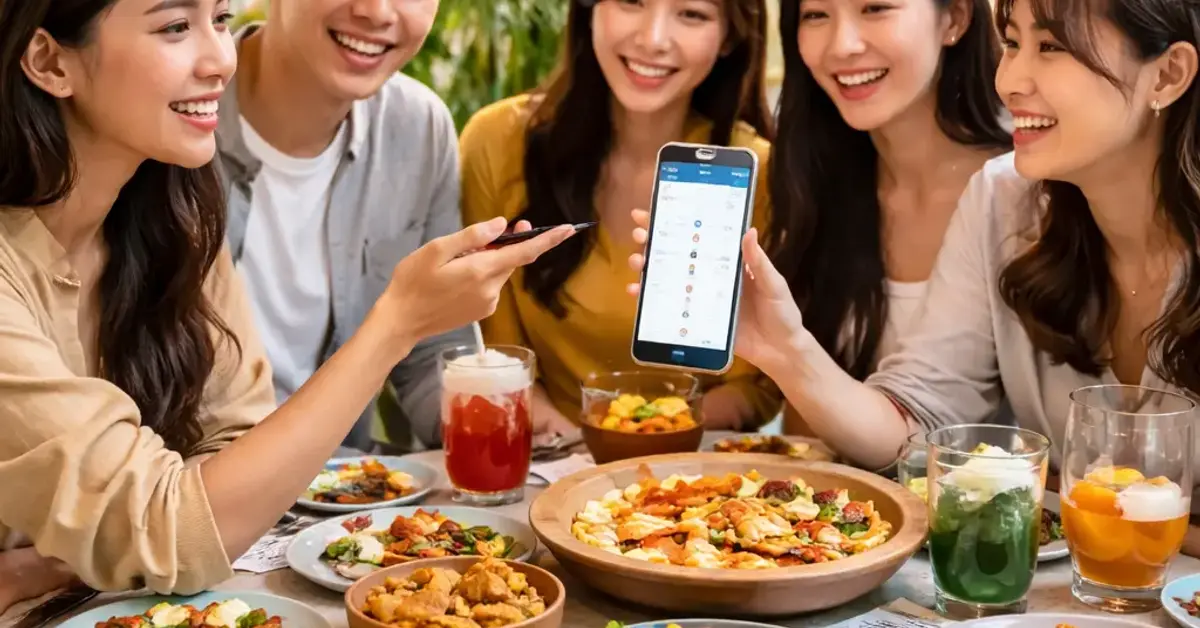 split bills fairly at Kooky Plate KL, split bill fairly, Kooky Plate KL group dining