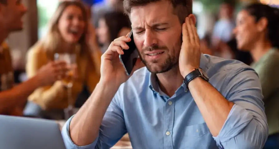 Understanding the taking work calls at Kooky Plate KL noise level