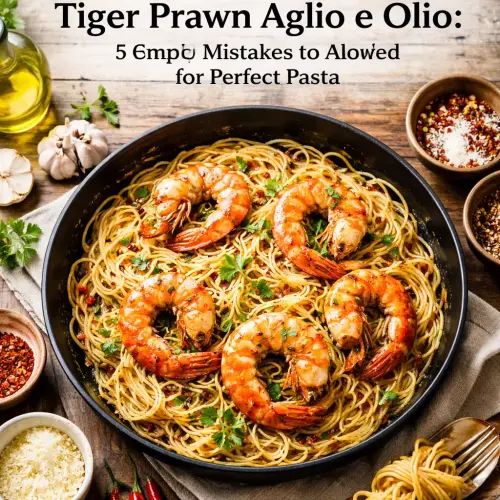 Tiger Prawn Aglio e Olio