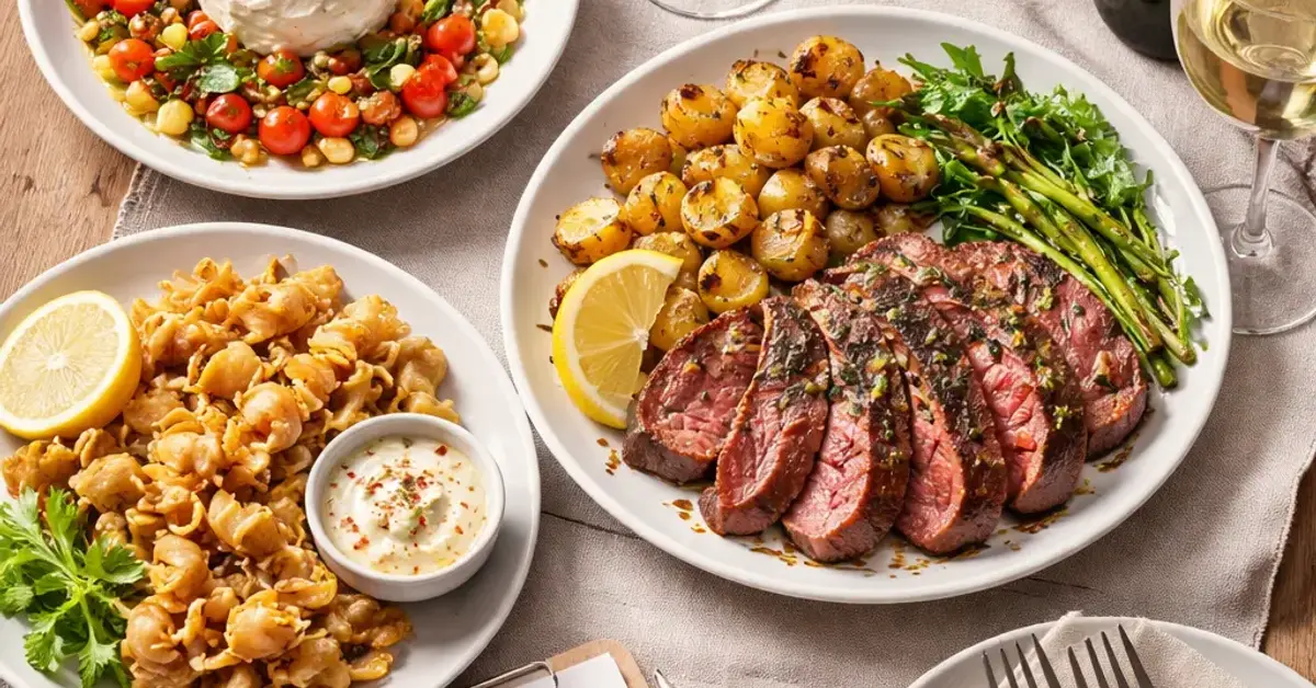 Two Appetizers One Main, sharing strategy, appetizers for two, main course for two